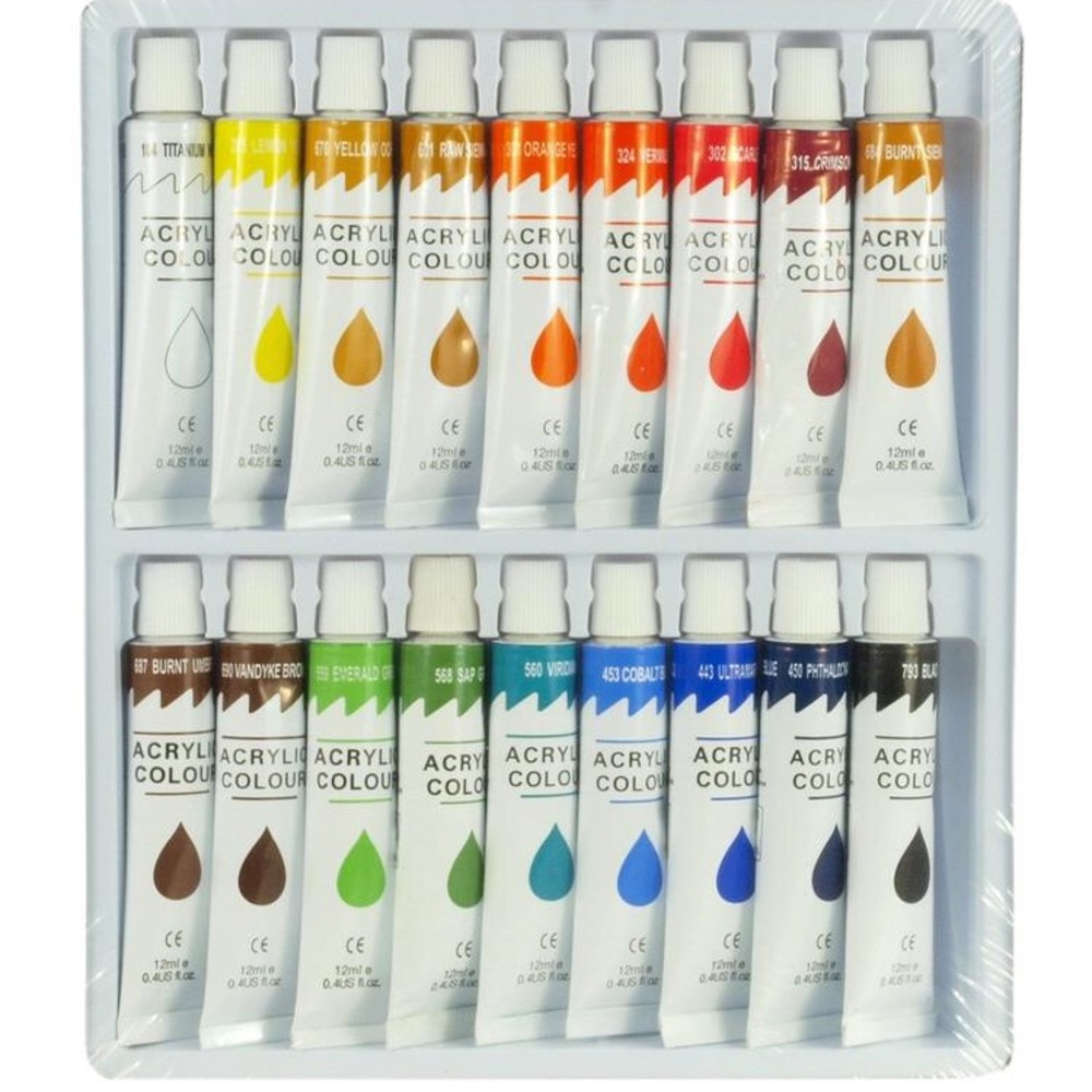Brand new 18 Color Acrylic Paint Set.